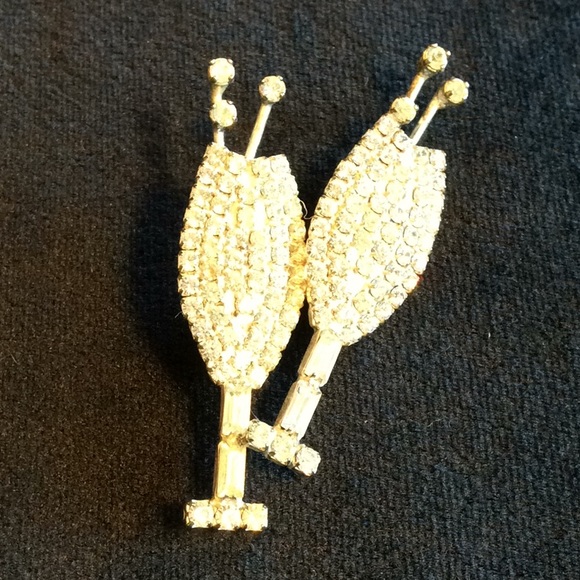 Vintage Cocktail 3 Pc. Brooch Set - Picture 2 of 6